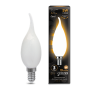 Лампа светодиодная LED 5Вт E14 220В 2700К свеча на ветру