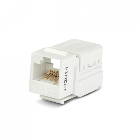Вставка Keystone Jack KJNE-8P8C-C6-90-WH RJ-45(8P8C), категория 6, 110 IDC, заделка с помощью NE-TOOL, белая