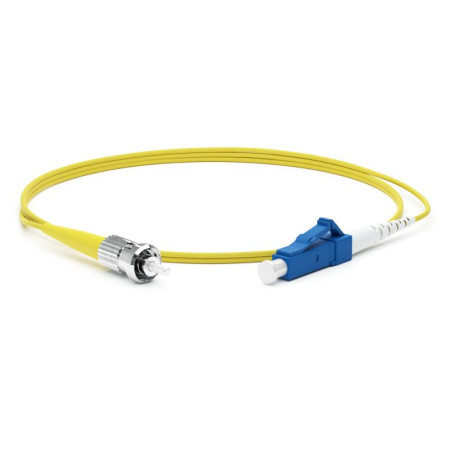 Патч-корд FC-S2-9-LC/UR-ST/UR-H-30M-LSZH-YLвол.-оптич.(шнур) SM 9/125 (OS2),LC/UPC-ST/UPC,2.0мм,simplex,LSZH,30м
