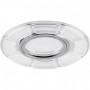 Светильник встраиваемый с LED подсветкой CD993 потолочный MR16 G5.3 белый матовый, хром