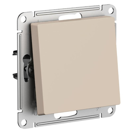 AtlasDesign Песочный Переключатель 1-клавишный, сх.6, 10АХ, механизм