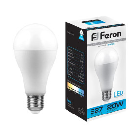 Лампа светодиодная LB-98 (20W) 230V E27 6400K A65