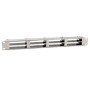 PPTR-19-4CU-STL Патч-панель 19" для претерминированных медных и оптических кассет, 4 слота под кассеты, 1U