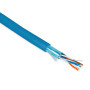 FUTP4-C5E-P26-IN-PVC-BL-100 (100 м) Кабель витая пара, экранир. F/UTP, категории 5e, 4 пары(26 AWG), многожил. (patch), PVC