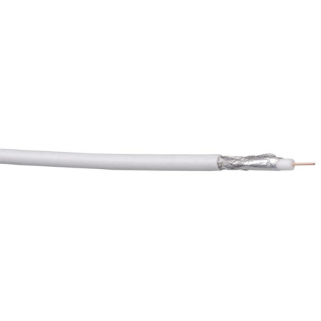 ITK Каб. коаксиальный RG6, 75 Ом, FPE, ПВХ, бел. (305м)