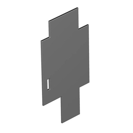 Перегородка для напольного бокса Telitank (ПВХ,черный) (T4B TQ)