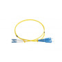 FC-D2-9-LC/UR-SC/AR-H-0.5M-LSZH-YL Патч-корд волоконно-оптич. (шнур) SM 9/125 (OS2), LC/UPC-SC/APC, 2.0 мм, duplex, LSZH, 0.5 м