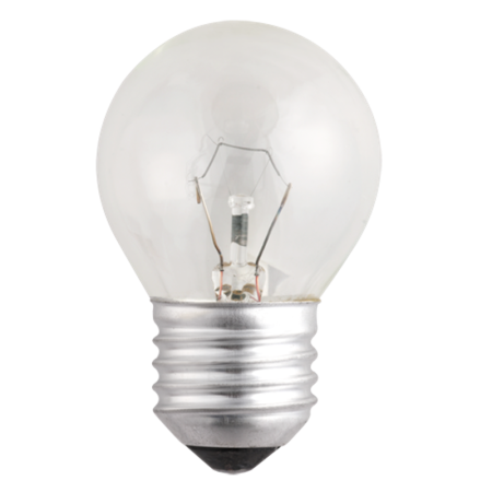 Лампа накаливания ЛОН  40Вт Е27 240В P45 clear