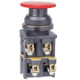 КЕ-022 У3 исп.4, красный, 1з+3р, гриб без фиксации, IP40, 10А, 660В, выключатель кнопочный (ЭТ)