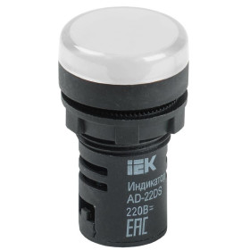 Лампа AD22DS(LED)матрица d22мм белый 230В