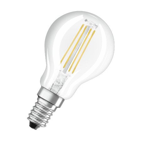 Лампа светодиодная филаментная LED Star Р 4W/827 230V FIL E14 5X2