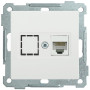 BOLERO белый Розетка компьютерная RJ45 Cat6 РК11-1-Б