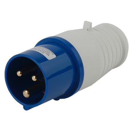 Вилка переносная 013 2Р+РЕ 16А 220В IP44