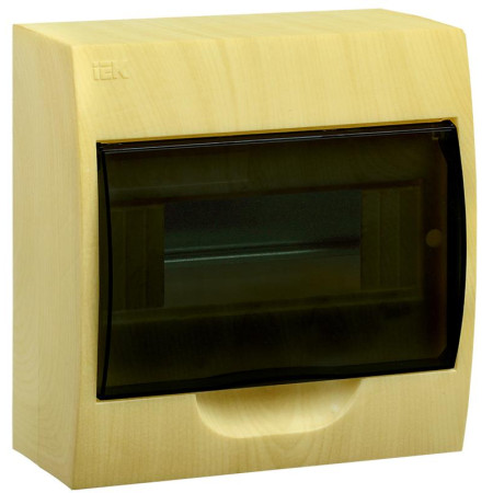 Корпус модульный пластиковый навесной ЩРН-П-8 (сосна) IP41 KREPTA 3