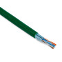 FUTP4-C5E-P26-IN-PVC-GN-100 (100 м) Кабель витая пара, экранир. F/UTP, категории 5e, 4 пары(26 AWG), многожил. (patch), PVC