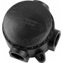 Коробка распределительная КЭМ 1-10-3М монтажная, 3-х рожковая 380V, 90х44х102, черный