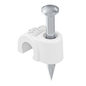 Крепежная скоба с гвоздем 6mm, L25 (2006 25 RW)
