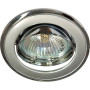 Светильник точечный встраиваемый под лампу 301T-MR16 50W G5.3 серый-хром/ Pearl Chrome-Chrome