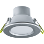 Светильник светодиодный ДВО NDL-P1-6W-840-SL-LED (аналог R63 60 Вт) (d100) 6Вт 4000К IP44 опал