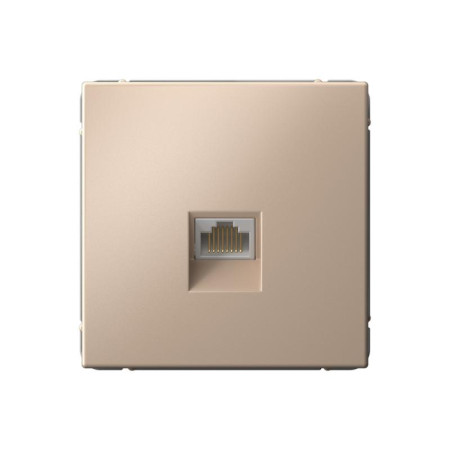 ArtGallery Песочный Розетка компьютерная RJ45, кат. 6A, механизм