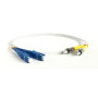 Патч-корд FC-D2-9A1-SC/UR-ST/UR-H-3M-LSZH-WH волоконно-оптический (шнур) SM 9/125 (G657), ST/UPC-SC/UPC, 2.0 мм, duplex, LSZH, 3