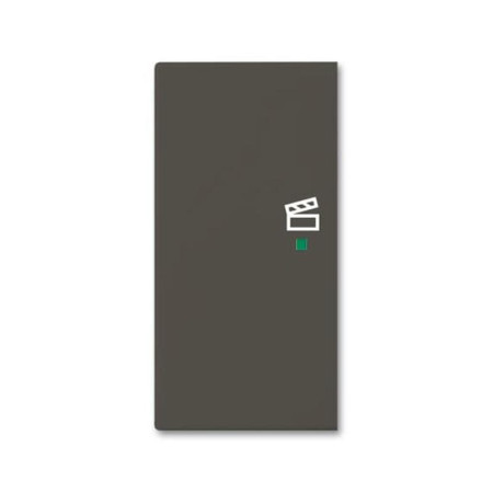 SRS-2-L-95 Клавиша двойная левая free@home, сцена, Basic 55, цвет chateau-black