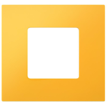 Simon 27 Накладка декоративная на рамку базовую, 2 поста, S27 Play, Color, жёлтый
