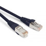 Патч-корд PC-LPM-STP-RJ45-RJ45-C5e-1M-LSZH-BK F/UTP, экранированный, Cat.5е, LSZH, 1 м, черный