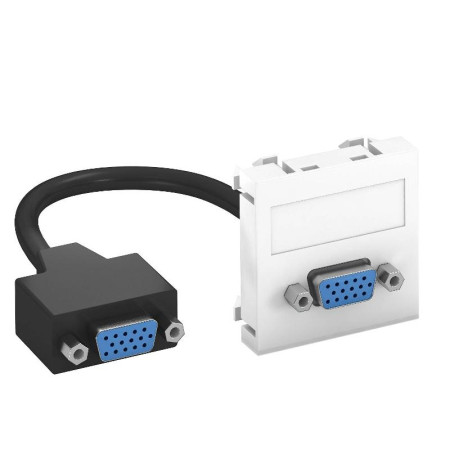 Мультимедийная рамка VGA Modul45 (белый) (MTG-VGA F RW1)