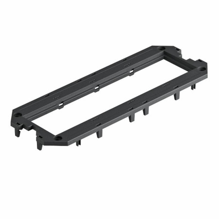 Накладка монтажной коробки UT4 для 4xModul45 208x76 мм (полиамид,черный) (UT4 P4)