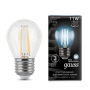 Лампа светодиодная Black LED Filament Шар E27 11W 750lm 4100K