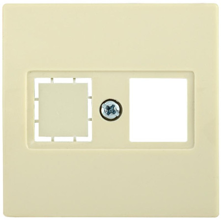 НK45-1-БК Накладка комп. RJ45 Cat5e/6 BOLERO кремовый