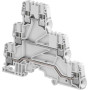 Клемма винтовая ZS4-T3 - 4 мм?, 3 уровня, 6 зажимов