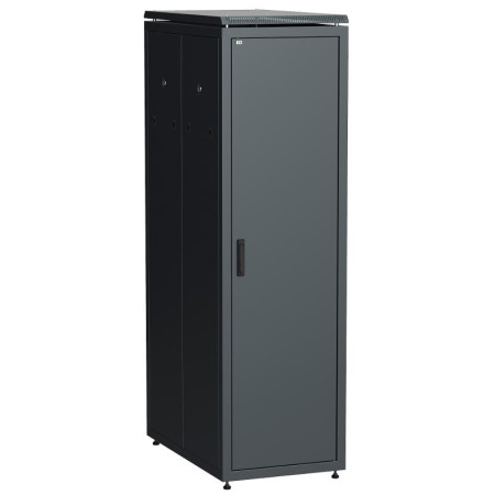 Шкаф сетевой 19" LINEA N 47U 600х1000 мм металлические двери черный