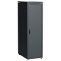 Шкаф сетевой 19" LINEA N 47U 600х1000 мм металлические двери черный