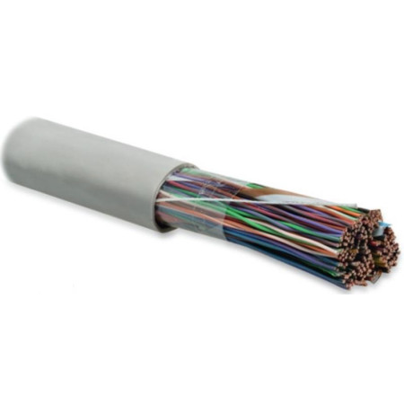 UUTP100-C3-S24-IN-PVC-GY Кабель витая пара, неэкранир. U/UTP, категория 3, 100 пар (24 AWG),одножил. (solid), PVC, серый