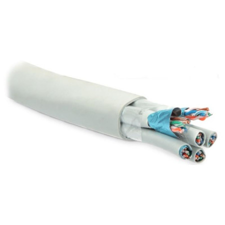 Кабель витая пара FUTP16W-C5-S24-IN-LSZH-GY (FTP16W-C5-SOLID-IN-LSZH)э.F/UTP,к5,16п,4п(24AWG)х4,од.solid,к4х п:э.ф,20°C-+60°C,се