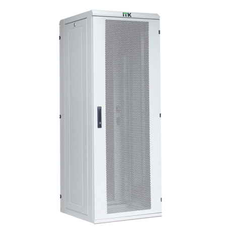 Шкаф сетевой 19" 42U 600х600, стек.пер.дверь сер.(место2из3)
