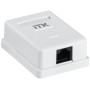 Настенная инф. розетка RJ45 кат. 6 UTP 1-порт