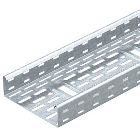Кабельный листовой лоток перфорированный 60x400x3000 мм (DKS 640 FS)
