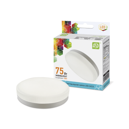 Лампа светодиодная LED-GX53-standard 8Вт 230В 4000К 720Лм