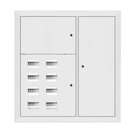 Щит этажный 8 кв. RAL9003 (1000х950х150)