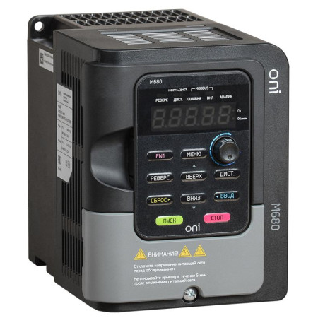 Преобразователь частоты M680 380В, 3Ф 1,5-2,2 kW 4,2-5,4А серии ONI