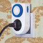 TMH-M-3 16A x1 IP20 Белый розетка-таймер