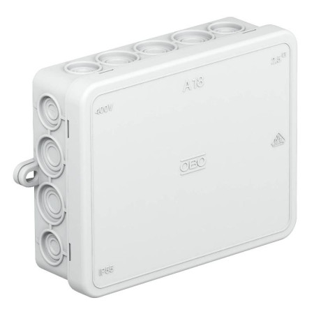 Коробка распределительная A18, 125x100x40 мм (A 18) IP55, 18 вводов