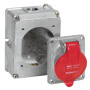 Коробка с одним ответстием под сальник Hypra - IP 44 - 3К+З/3К+Н+З - 16 А - металл