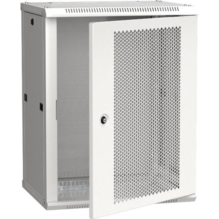 Шкаф LINEA W 15U 600x450 мм дверь перфорированная, RAL7035