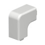 Крышка плоского угла кабельного канала WDK 20x20 мм (ПВХ,светло-серый) (WDK HF20020LGR)