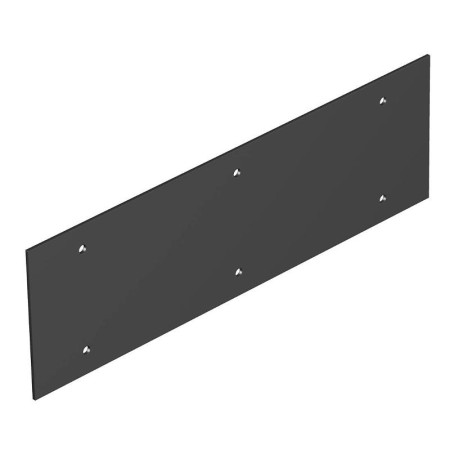 Крышка глухая для напольного бокса Telitank 284x88 мм (ПВХ,черный) (T12L P04S 9011)