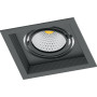 Светильник встраиваемый карданный светодиодный AL201 1x12W 4000K 35 градусов ,черный